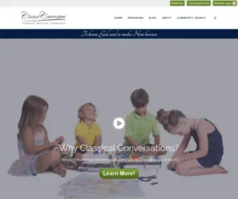 Classicalconversations.com(Christian Group Homeschool Programs) Screenshot
