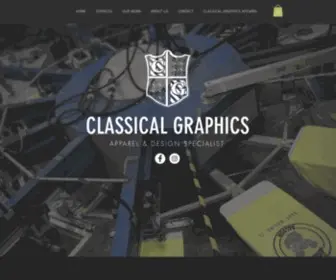 Classicalgraphicsllc.com(Classical Graphics Screen Printing) Screenshot