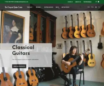 Classicalguitar.co.uk(Classical Guitar) Screenshot