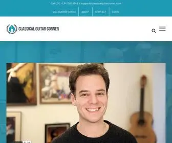 Classicalguitarcorner.com(Learn Classical Guitar) Screenshot