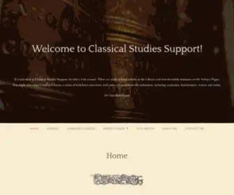 Classicalstudies.support(Classical Studies Support) Screenshot
