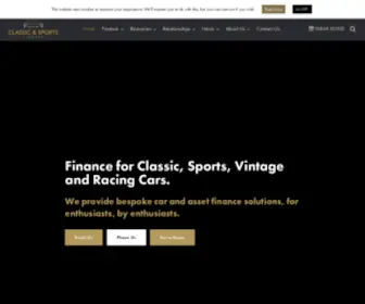 Classicandsportsfinance.com(Classic Car Finance) Screenshot