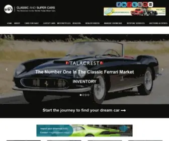 Classicandsupercars.net(Classic Cars For Sale) Screenshot