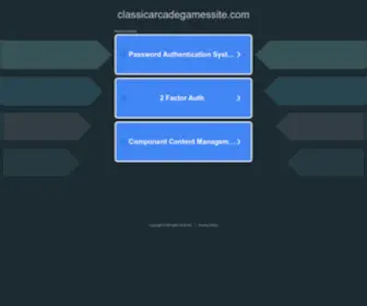 Classicarcadegamessite.com(Classic Arcade Games) Screenshot