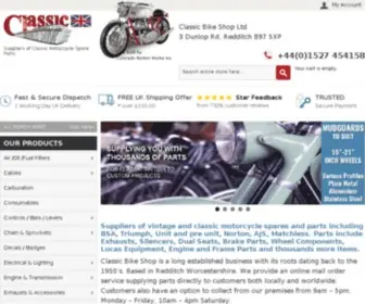 Classicbikeshop.co.uk(Classic Bike Parts for British Motorcycles) Screenshot