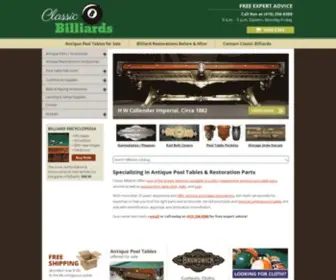 Classicbilliards.net(Classic Billiards) Screenshot