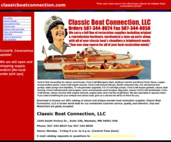 Classicboatconnection.com(Classic Boat Connection classic boat restoration catalog) Screenshot