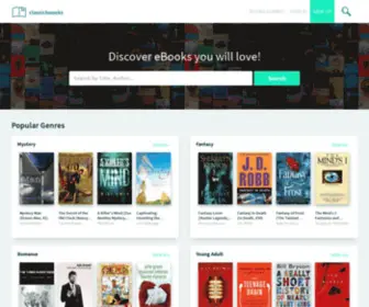 Classicboooks.club(Read Your Favorite and Popular Books) Screenshot