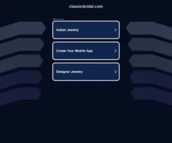 Classicbridal.com(classicbridal) Screenshot