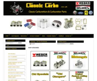 Classiccarbs.co.uk(ClassicCarbs UK) Screenshot