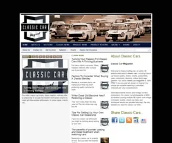 Classiccarmag.net(Classic Car Magazine) Screenshot