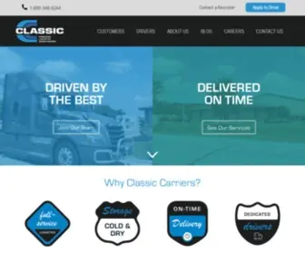 Classiccarriers.com(Classic Carriers) Screenshot