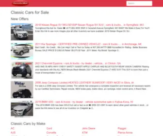 Classiccarsfair.com(Classic Cars for Sale in the U.S) Screenshot