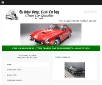 Classiccarshop.co.uk(Classic cars for sale) Screenshot