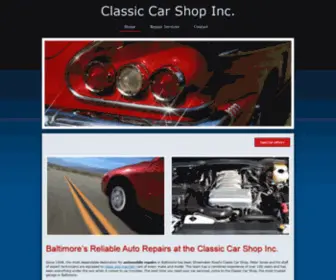 Classiccarshopinc.com(Classiccarshopinc) Screenshot