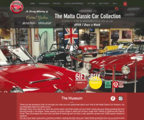 Classiccarsmalta.com(Malta Classic Car Collection) Screenshot