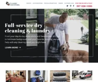 Classiccleaners.net(Indianapolis Dry Cleaning and Stain Removal) Screenshot