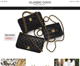 Classiccoco.com(CLASSIC COCO Authentic Vintage Chanel Luxury) Screenshot