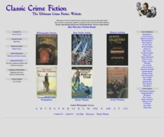 Classiccrimefiction.com(Classic Crime Fiction) Screenshot