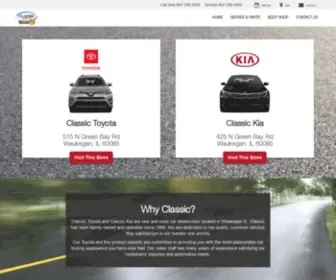 ClassiCDealergroup.com Screenshot