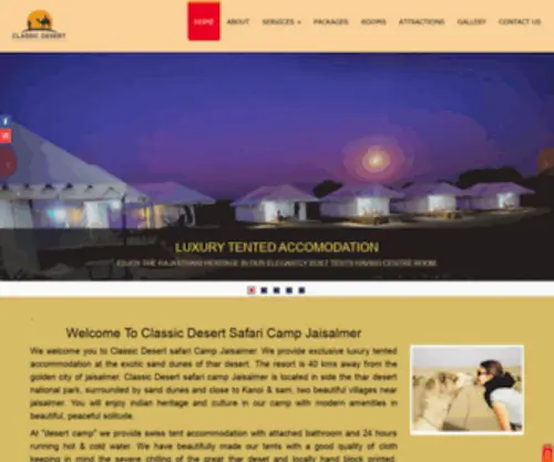 ClassiCDesertsafaricamp.in(Best Luxury Camp in Jaisalmer Sam Sand Dunes) Screenshot