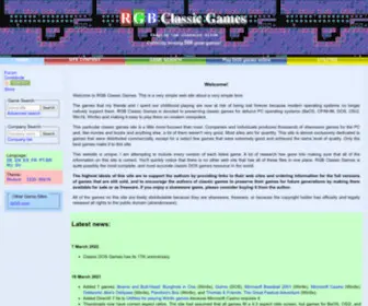 ClassiCDosgames.com(RGB Classic Games) Screenshot