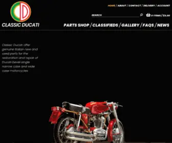 ClassiCDucati.com(Classic Ducati) Screenshot