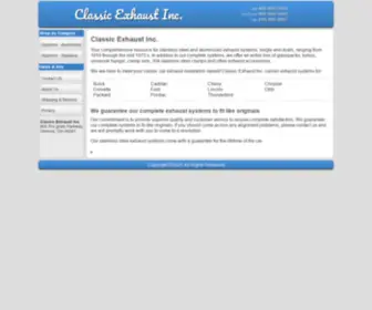 Classicexhaustinc.com(Classic Exhaust Inc) Screenshot