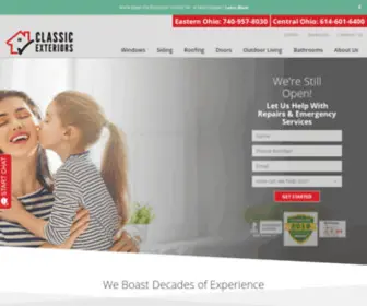 Classicexteriorsohio.com(Replacement Windows Columbus OH) Screenshot