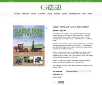 ClassicFarmandtractor.com(Classic Farm and Tractor) Screenshot