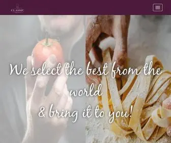 ClassicFinefoods.com(Fine Food Suppliers Restaurants & Hotels) Screenshot