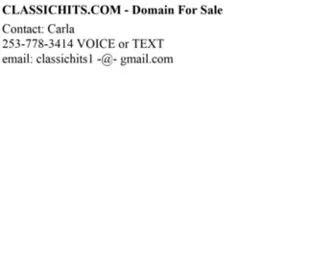 Classichits.com(CLASSICHITS) Screenshot