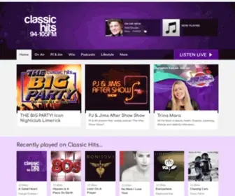 Classichits.ie(Ireland's Classic Hits) Screenshot