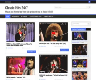 Classichits247.com(Classic Hits 24/7) Screenshot