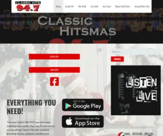 Classichits947.com(Classic Hits 94.7) Screenshot