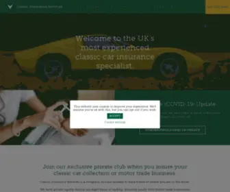 Classicinsuranceservices.co.uk(Expert Insurance for Classic Car Collectors) Screenshot