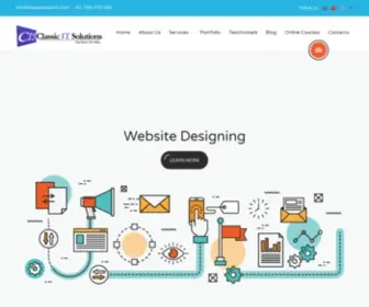 Classicitsolutions.com(Website Design) Screenshot