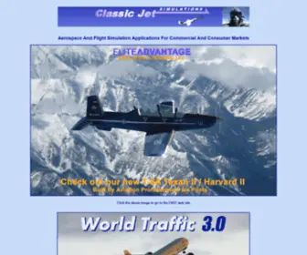 ClassicJetsims.com(Classic Jet Simulations) Screenshot