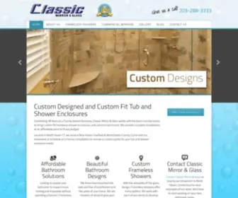 Classicmirrorandglass.com(Tub and Shower Enclosures) Screenshot