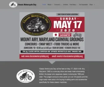 Classicmotorcycleday.org(Classic Motorcycle Day) Screenshot