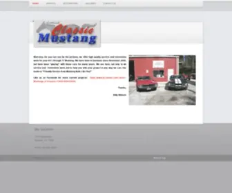 Classicmustanghouston.com(Classic Mustangs of Houston) Screenshot