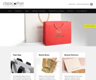 Classicoffset.com(Paper Shopping Bags) Screenshot