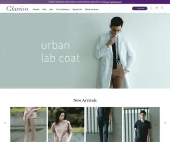 ClassicolABCOat.com(Lab Coats) Screenshot