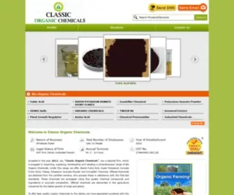 Classicorganic.in(Classic Organic Chemicals) Screenshot