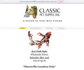 ClassicPetsupply.net(ClassicPetsupply) Screenshot