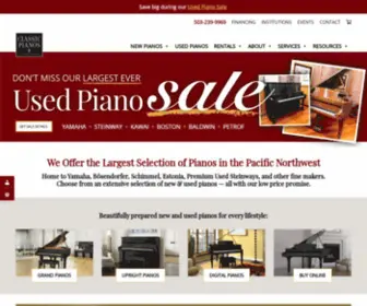 ClassicPortland.com(Portland's Largest Piano Store) Screenshot