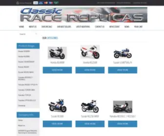 Classicracereplicas.com(Stroke) Screenshot