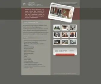 Classicrenovationsinc.com(Classic Renovations) Screenshot