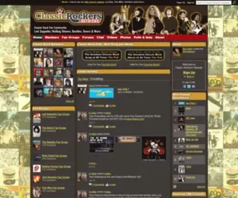 Classicrockersnetwork.com(Classic Rockers Network) Screenshot