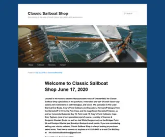 Classicsailboatshop.com(Classic Sailboat Shop) Screenshot